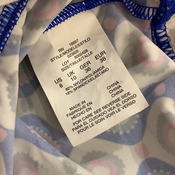 NWT Swim Solutions Jewels Bust Control Swim Size 8 - Picture 7 of 16